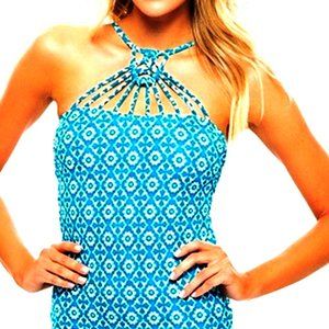 One Piece Swimsuit Tori Praver  Caribbean Blue XL